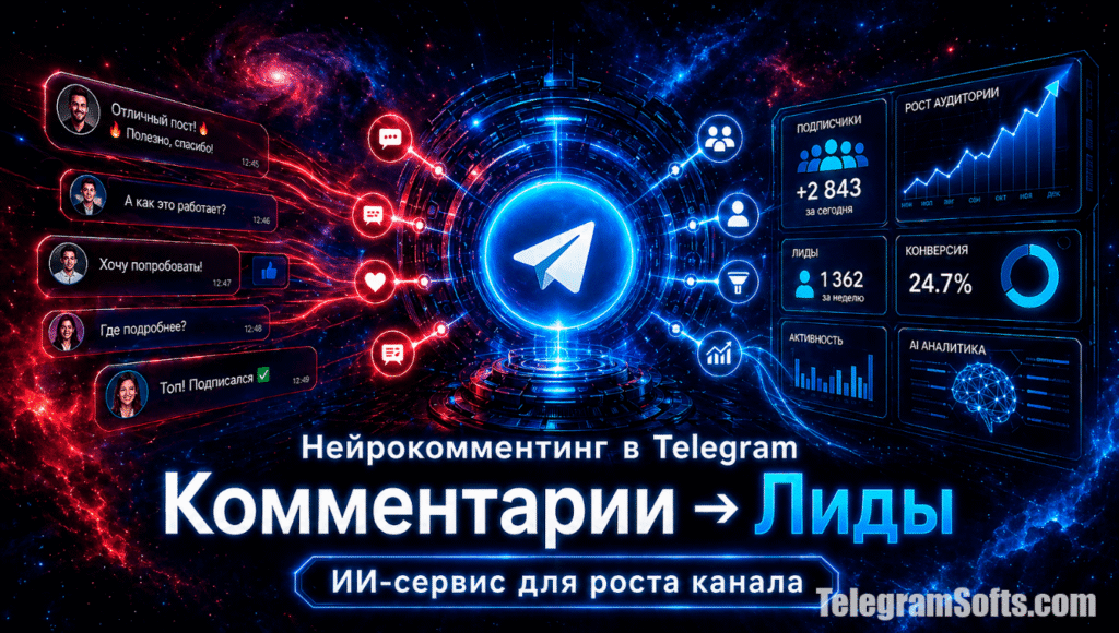 Нейрокомментинг сервис для Telegram: как выбрать инструмент и не ошибиться | TelegramSofts — Телеграм Комбайн, Софт и инструменты для автоматизации канала Нейрокомментинг сервис телеграм как выбрать